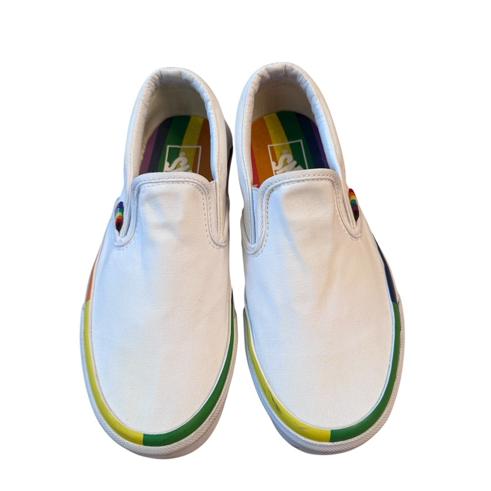 Vans Classic Slip-On Pride Rainbow (Women’s 6.5 / Men’s 5)